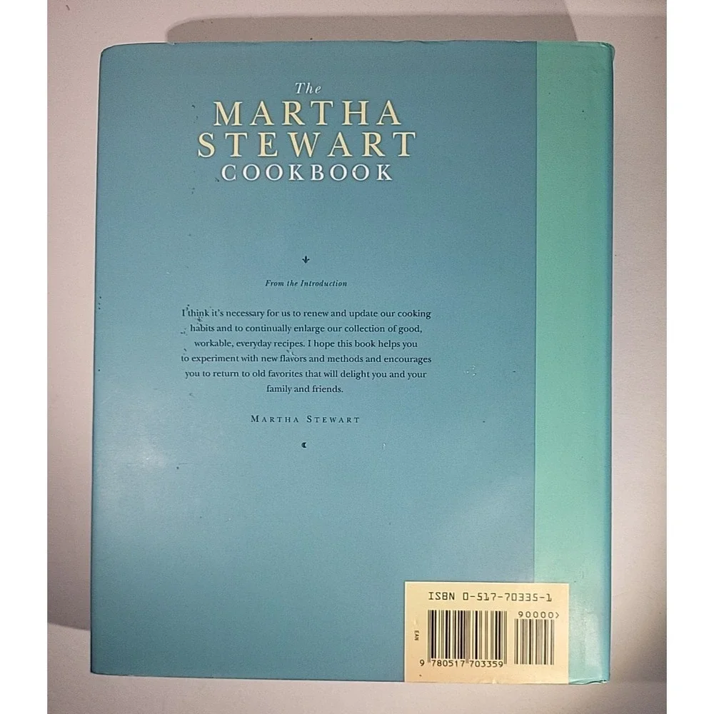 Vintage The Martha Stewart‎ Cookbook 1995 1st Edition/1st Print HC/DJ *Flaw*